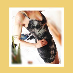 Tie dye mini dress by TopShop